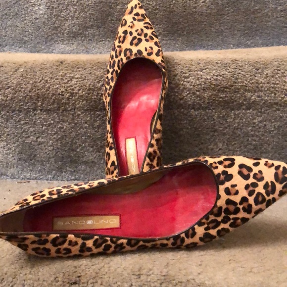 Bandolino Shoes - Bandalino calf hair leopard print pumps.